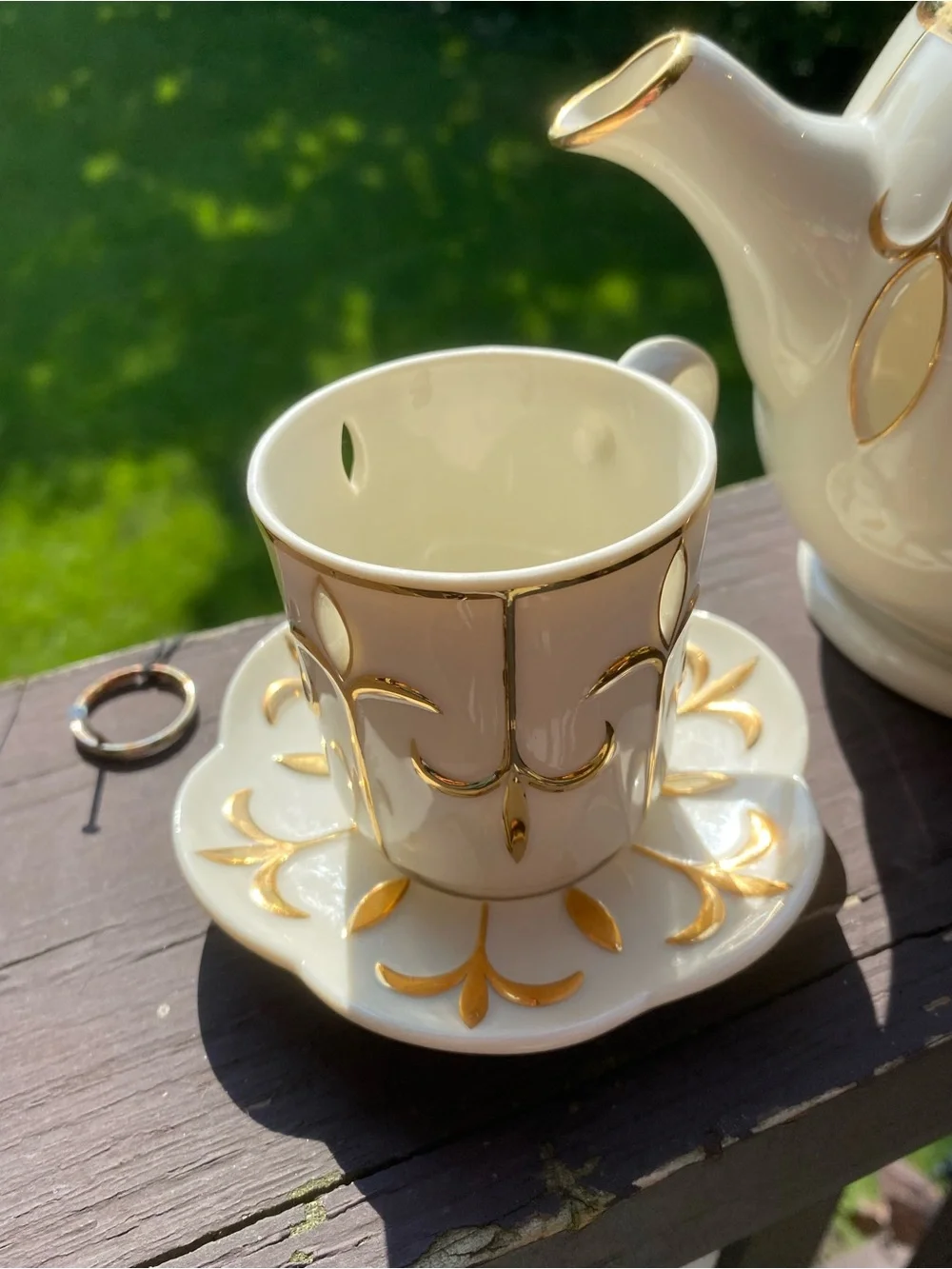 PartyLite “Tea For Two” Candle Holder Set